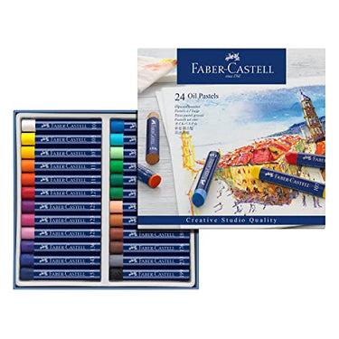 FABER-CASTELL 127024 - Permanente Ölpastellkreide STUDIO QUALITY, 24er Etui im Sale